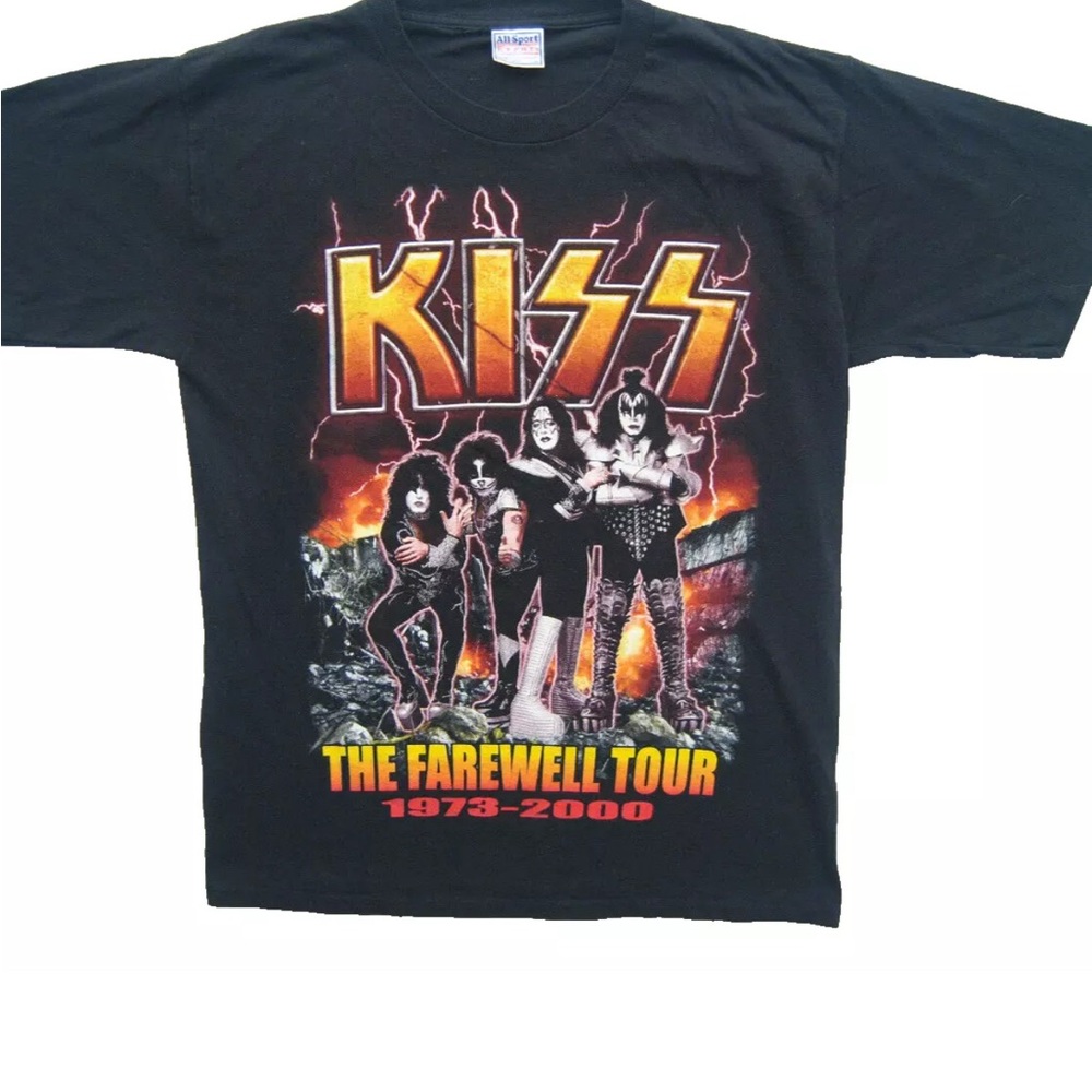 KISS Black Tee